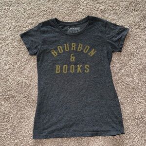Bourbon & Books fitted tee shirt